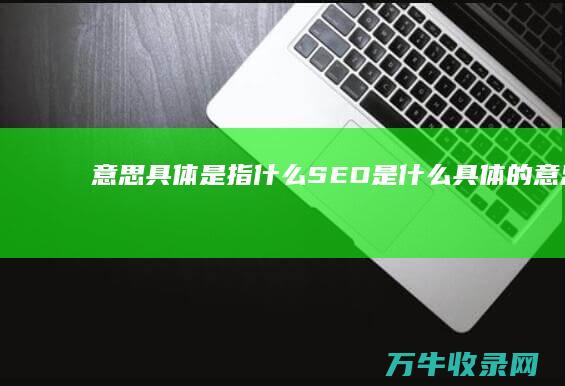 意思 具体是指什么 SEO是什么 (具体的意思是)