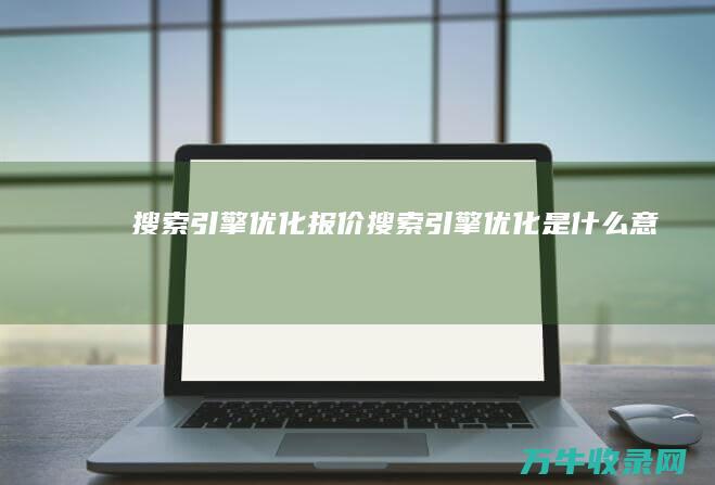 搜索引擎优化报价 (搜索引擎优化是什么意思)